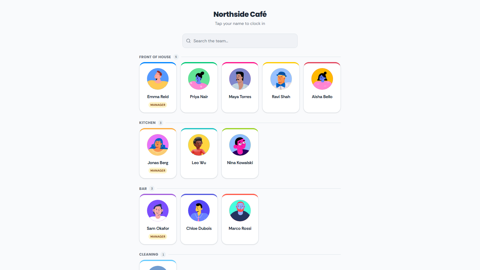 Your staff never make an account