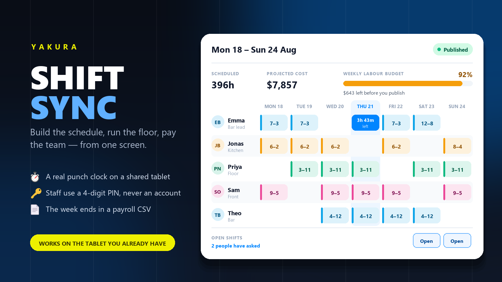 App screenshot