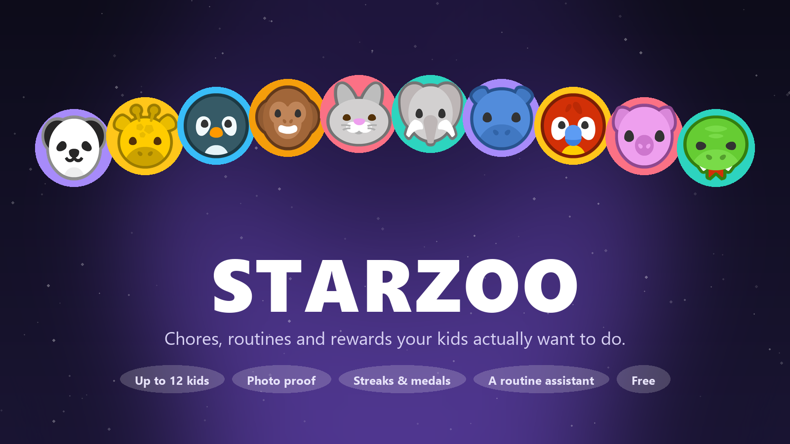 Ten zoo pals to choose from